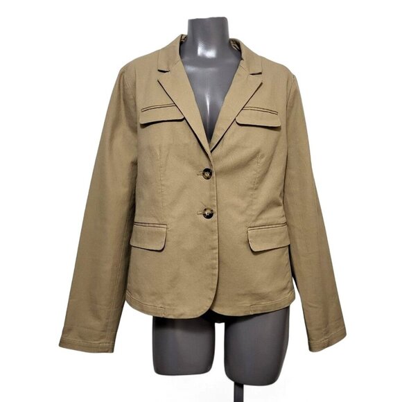 J. CREW Deconstructed Twill Blazer - Picture 3 of 14